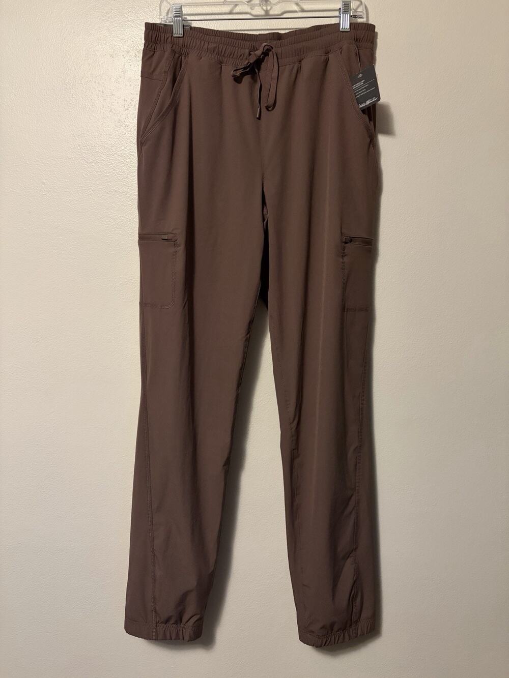 Eddie Bauer Flexion Polar Lined Pants Women’s 10 Tall Fleece Hiking Mulberry New